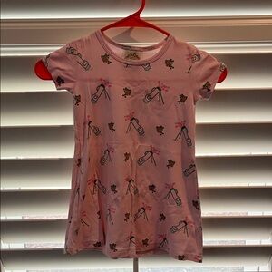 Pink Dress with Golf Bag Print